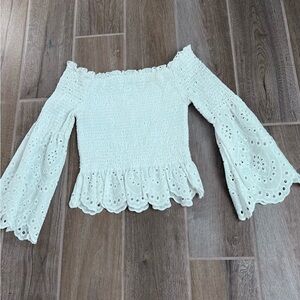 NWOT Express Eyelet Top